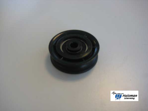 Wiel 2" gelagerd, los, incl. vulbus naar M8 (art. 451200