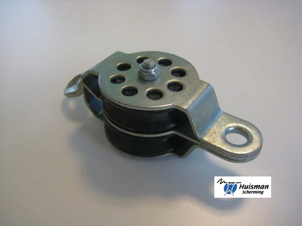 Katrol staal dubbel 2duims (art. 455212)