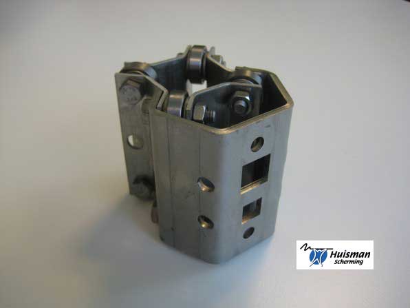 Rolbuisgeleider kort (sterkar) incl. lagers (art. 512150)