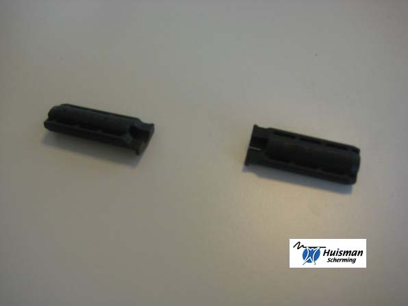 los kunststof dilatatieblokje tbv schermprofiel (per 2 stuks) (art. 604025)