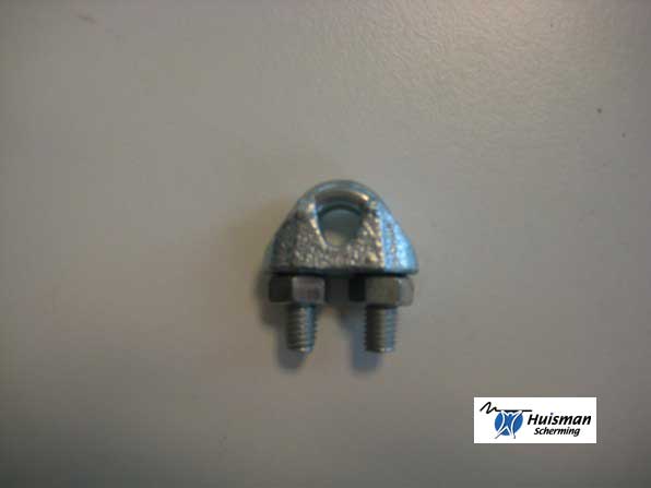 Staaldraadklem 3/16 - 5mm DIN741 (art 668505)