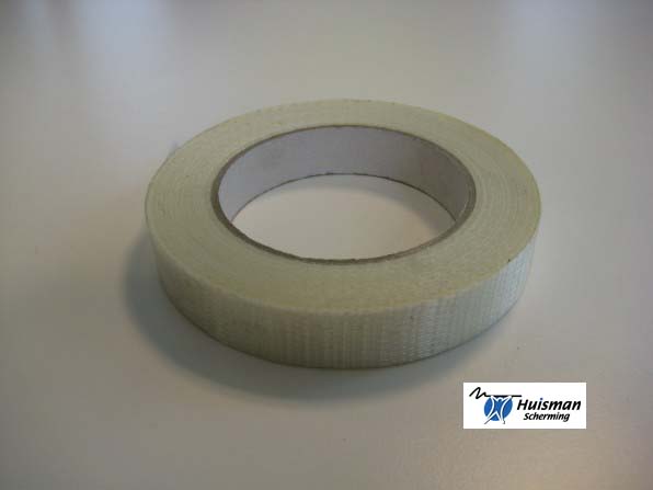 Ruit versterkt tape 19mm (rol a 50 mtr) (art. 861100)